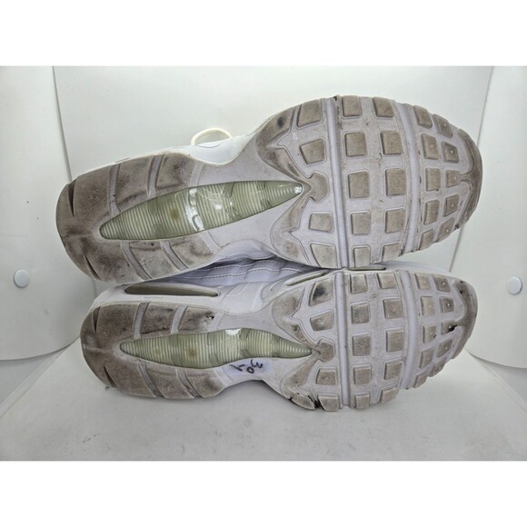 Nike Air Max 95 Essential Shoes Mens 11.5 Triple White Athletic Running Sneakers main image 8